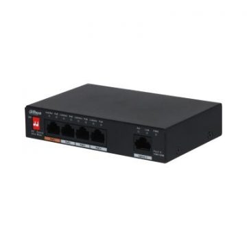 Switch|DAHUA|PFS3005-4ET-60-V2|Desktop/pedestal|PoE ports 4|60 Watts|DH-PFS3005-4ET-60-V2