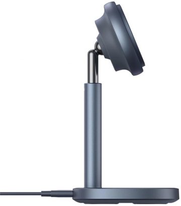 Baseus Orbit 2 Pro MagSafe Qi2 20W 2-in-1 bezvadu lādētājs ar dzesēšanu - pelēks