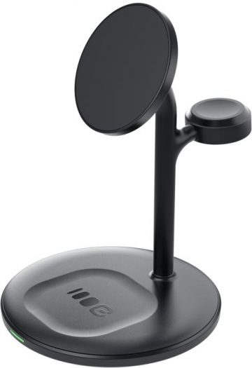 Greencell MagScape 3in1 15W MagSafe bezvadu lādētājs iPhone, AirPods un Apple Watch ierīcēm