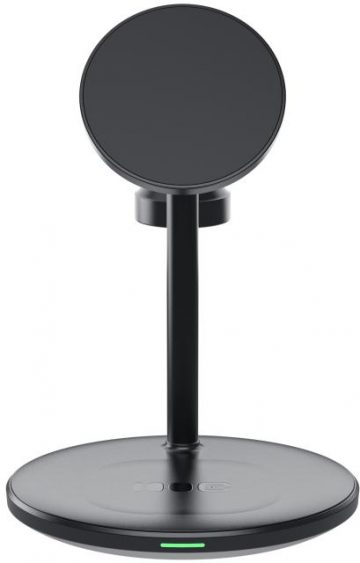 Greencell MagScape 3in1 15W MagSafe bezvadu lādētājs iPhone, AirPods un Apple Watch ierīcēm