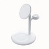 Greencell MagScape 3in1 15W MagSafe bezvadu lādētājs iPhone, AirPods un Apple Watch ierīcēm