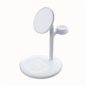 Greencell MagScape 3in1 15W MagSafe bezvadu lādētājs iPhone, AirPods un Apple Watch ierīcēm