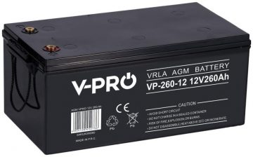 VOLT POLSKA AGM VPRO 12V 260Ah akumulatorsVOLT POLSKA AGM VPRO 12V 260Ah akumulators