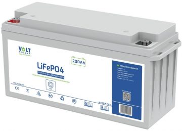 VOLT POLIJAS LITIJA DZELZS FOSFĀTA AKUMULATORS LiFePO4 12V 200Ah 200A VOLT POLIJAS LITIJA DZELZS FOSFĀTA AKUMULATORS LiFePO4 12V 200Ah 200A