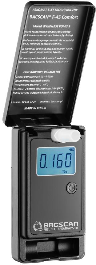 Bacscan F-45 Comfort alkometrsBacscan F-45 Comfort alkometrs