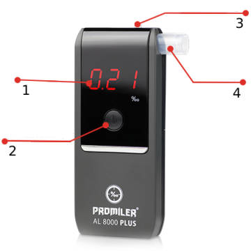 PROMILER AL8000 PLUS alkometrs