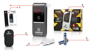 PROMILER AL8000 PLUS alkometrs