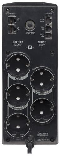 APC BR900G-GR Pro 900VA, 230V, 5 CEE 7/7 Schuko rozetes, AVR, LCD