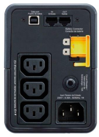 APC BX500MI rezerves nepārtrauktās barošanas bloks (UPS) 500VA, 230V, AVR, IEC rozetes
