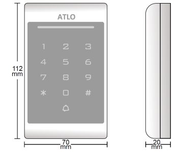 KODĒTA PIEKĻUVE ATLO-KRM-1203 KODĒTA PIEKĻUVE ATLO-KRM-1203