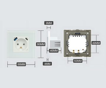 INTELIĢENTA ELEKTROLIGZDA ATLO-PW1F-TUYA Wi-Fi, Tuya Smart ATLO