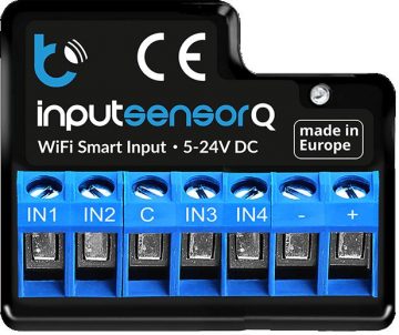 Blebox inputSensorQ 4 ieeju WiFi modulisBlebox inputSensorQ 4 ieeju WiFi modulis