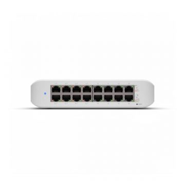 Switch|UBIQUITI|USW-LITE-16-POE|Type L2|16x10Base-T / 100Base-TX / 1000Base-T|PoE+ ports 8|45 Watts|USW-LITE-16-POE