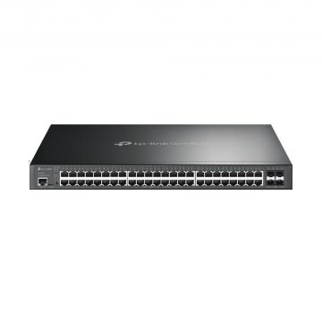 Коммутатор|TP-LINK|Тип L2+|Стойка|48x10Base-T / 100Base-TX / 1000Base-T|4xSFP+|1|1|48 портов PoE+|500 Вт|TL-SG3452XP