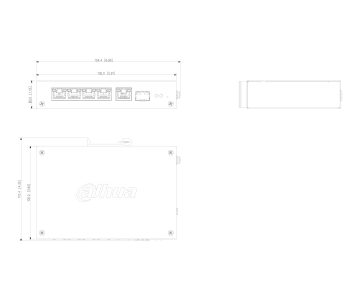 INDUSTRIĀLAIS PĀRSLĒGS POE CHS4106-4ET-60 6-PORTU, 4 PoE SFP DAHUA INDUSTRIĀLAIS PĀRSLĒGS POE CHS4106-4ET-60 6-PORTU, 4 PoE SFP DAHUA