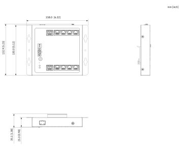 RŪPNIECISKAIS POE PĀRVALDĀMAIS SLĒDZIS CHS4110-8ET-90-F 8-PORTU SFP DAHUA