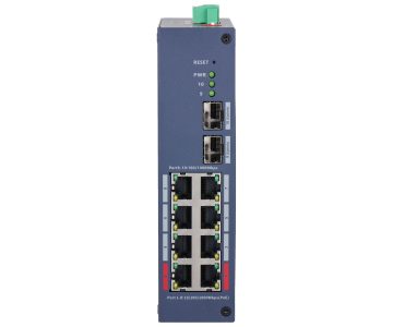 PĀRVALDĀMS POE INDUSTRIĀLAIS SLĒDZIS CHS4210-8GT-110 8-PORTU SFP DAHUA PĀRVALDĀMS POE INDUSTRIĀLAIS SLĒDZIS CHS4210-8GT-110 8-PORTU SFP DAHUA