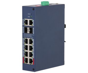 PĀRVALDĀMS POE INDUSTRIĀLAIS SLĒDZIS CHS4212-8GT-110 8-PORTU SFP DAHUA