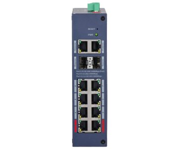 PĀRVALDĀMS POE INDUSTRIĀLAIS SLĒDZIS CHS4212-8GT-110 8-PORTU SFP DAHUA