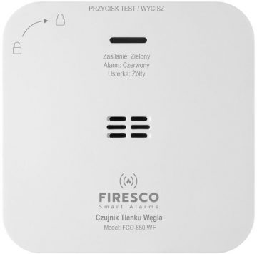 Firesco FCO-850 WF oglekļa monoksīda sensors ar WiFi un Tuya lietotni