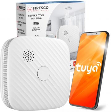 Firesco ZR153SW CB dūmu detektors ar WiFi un Tuya lietotniFiresco ZR153SW CB dūmu detektors ar WiFi un Tuya lietotni
