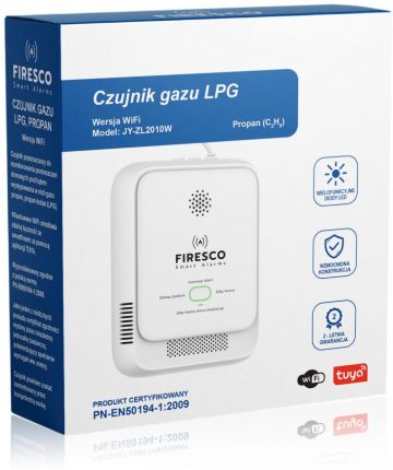 Firesco JY-ZL2010W LPG propāna-butāna gāzes sensors ar WiFi Tuya lietotni