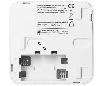 OGLEKĻA MONOKSĪDA (KVĒPU) DETEKTORS DC-11 Virone OGLEKĻA MONOKSĪDA (KVĒPU) DETEKTORS DC-11 Virone