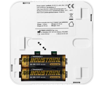 OGLEKĻA MONOKSĪDA (KVĒPU) DETEKTORS DC-11 Virone OGLEKĻA MONOKSĪDA (KVĒPU) DETEKTORS DC-11 Virone