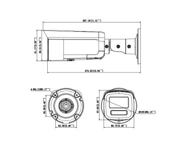 IP KAMERA DS-2CD2T43G2-LIZS2UY/SL(2.8/4MM) Smart Hybrid Light AcuSense - 4&nbsp;Mpx 2.8&nbsp;/ 4&nbsp;mm Hikvision