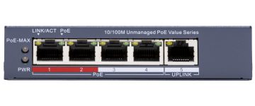 SWITCH POE DS-3E0105P-E/M(C) 4-PORTU Hikvision SWITCH POE DS-3E0105P-E/M(C) 4-PORTU Hikvision