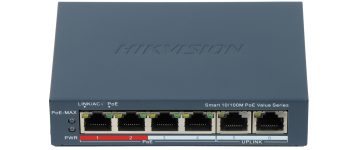 SWITCH POE DS-3E1106P-EI/M 4-PORTU Hikvision