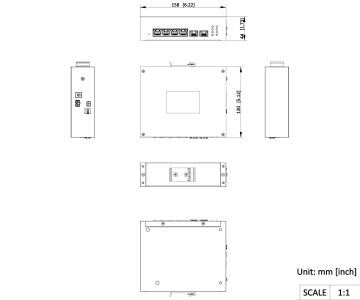 PĀRVALDĀMS POE INDUSTRIĀLAIS SLĒDZIS DS-3T1506HP-EI-UPS/NO POWER UNIT 4-PORTU SFP Hikvision