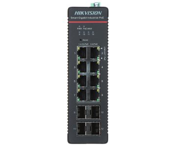 INDUSTRIĀLAIS PĀRSLĒGS POE DS-3T1512HP-SI-8P4FKIT(75W) 8-PORTU SFP Hikvision INDUSTRIĀLAIS PĀRSLĒGS POE DS-3T1512HP-SI-8P4FKIT(75W) 8-PORTU SFP Hikvision