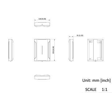 AUTOBUSS IEEJAS PAPLAŠINĀTĀJS AX HYBRID PRO G2 DS-PM501Z8T4 8 IEEJAS 4 OUTPUTS Hikvision