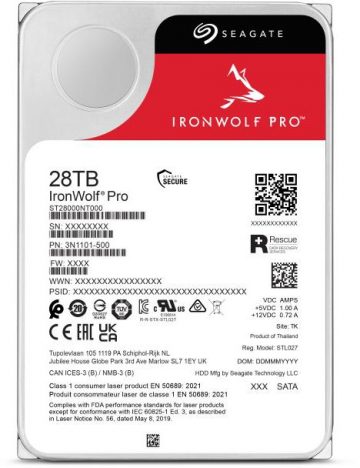 SEAGATE IronWolf PRO ST28000NT000 28TB disks