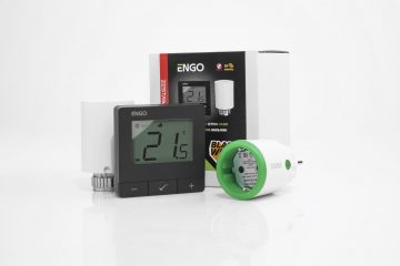 ENGO Controls viedās apkures komplekts, melns (E25-BATB + ETRV-M30 + EPlug WiFi)ENGO Controls viedās apkures komplekts, melns (E25-BATB + ETRV-M30 + EPlug WiFi)