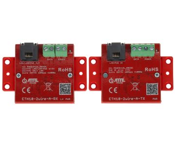 UTP / 2-WIRE PĀRVEIDOTĀJU KOMPLEKTS LAN+POE PĀRRAIDEI ETH10-2WIRE-A-SET KOMPLEKTĀ 2 GAB. ATTE UTP / 2-WIRE PĀRVEIDOTĀJU KOMPLEKTS LAN+POE PĀRRAIDEI ETH10-2WIRE-A-SET KOMPLEKTĀ 2 GAB. ATTE