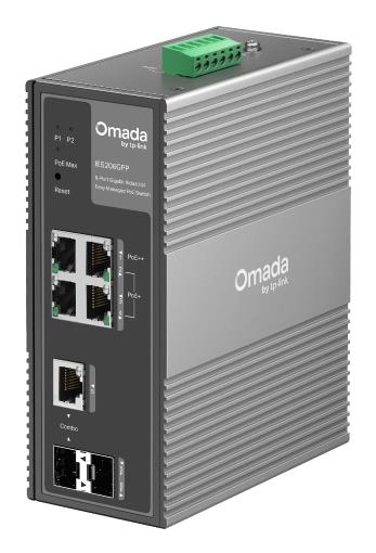NET SWITCH 6PORT 10/100/1000M/OMADA IES206GPP TP-LINK