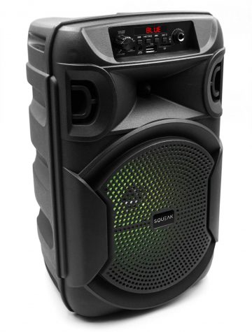 SQUEAK SQ1006 30W mobilais skaļrunis FM radio melns SQUEAK SQ1006 30W mobilais skaļrunis FM radio melns