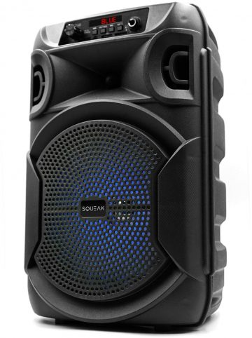 SQUEAK SQ1006 30W mobilais skaļrunis FM radio melnsSQUEAK SQ1006 30W mobilais skaļrunis FM radio melns