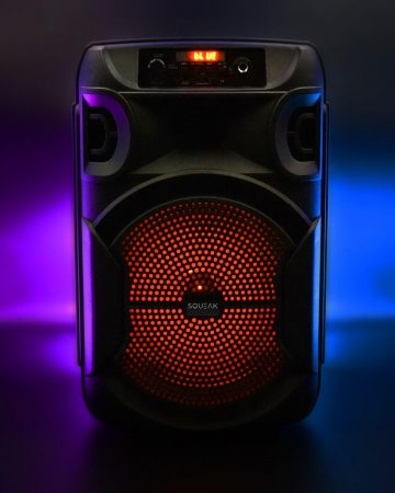 SQUEAK SQ1006 30W mobilais skaļrunis FM radio melns SQUEAK SQ1006 30W mobilais skaļrunis FM radio melns