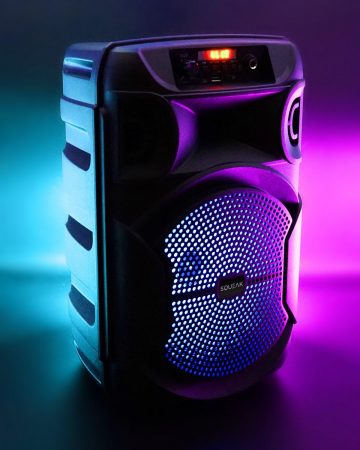 SQUEAK SQ1006 30W mobilais skaļrunis FM radio melns SQUEAK SQ1006 30W mobilais skaļrunis FM radio melns