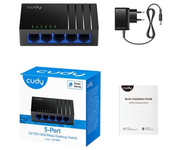 SWITCH   GS105D 5-PORTU CUDY
