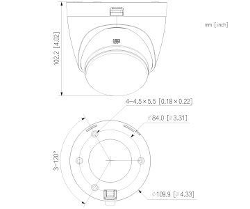 AHD, HD-CVI, HD-TVI, PAL KAMERA HAC-HDW1249X-A-PRO-0280B-DIP WizColor - 1080p 2.8&nbsp;mm DAHUA