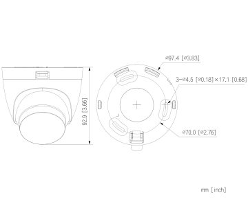 AHD, HD-CVI, HD-TVI, PAL KAMERA HAC-HDW1801CLQ-IL-A-0280B-S3-DIP Smart Dual Light - 4K UHD 2.8&nbsp;mm DAHUA