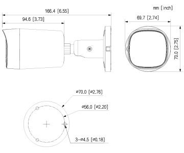 AHD, HD-CVI, HD-TVI, PAL KAMERA HAC-HFW1500RM-0280B-S3-DIP - 5 Mpx 2.8 mm DAHUA AHD, HD-CVI, HD-TVI, PAL KAMERA HAC-HFW1500RM-0280B-S3-DIP - 5 Mpx 2.8 mm DAHUA
