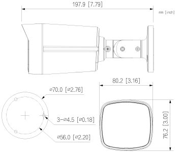 AHD, HD-CVI, HD-TVI, PAL KAMERA HAC-HFW1500TLM-IL-T-0280B-DIP Smart Dual Light Two-way Talk - 5 Mpx 2.8 mm DAHUA AHD, HD-CVI, HD-TVI, PAL KAMERA HAC-HFW1500TLM-IL-T-0280B-DIP Smart Dual Light Two-way Talk - 5 Mpx 2.8 mm DAHUA