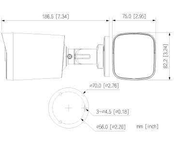 AHD, HD-CVI, HD-TVI, PAL KAMERA HAC-HFW1549X-A-PRO-0360B-DIP WizColor - 5 Mpx 3.6 mm DAHUA AHD, HD-CVI, HD-TVI, PAL KAMERA HAC-HFW1549X-A-PRO-0360B-DIP WizColor - 5 Mpx 3.6 mm DAHUA