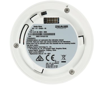 BEZVADU DŪMU DETEKTORS HY-SA40A-R8 WISUALARM
