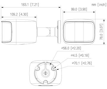 IP KAMERA IPC-PFW3849S-A180-E2-AS-PV-0280B-BLACK PANORĀMA TiOC Duo WizSense - 8&nbsp;Mpx 2 X 2.8&nbsp;mm DAHUA